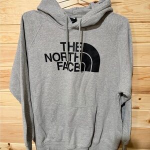 The North Face Gray Hoodie with Black Logo